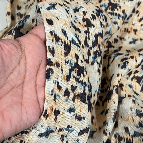 120% Lino women's linen sleeveless dress size 46 or large resortwear lightweight - Picture 10 of 13